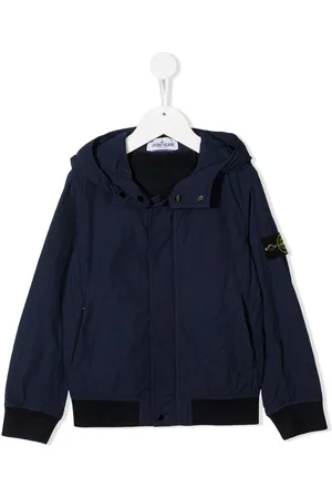 Stone Island Logo patch bomber jacket
