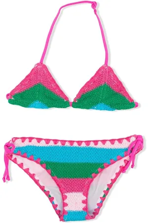 MC2 SAINT BARTH Holly striped bikini set