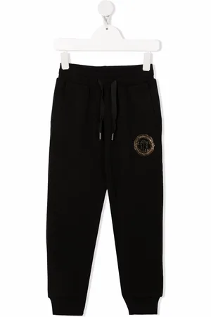John Richmond Rhinestone-logo track pants