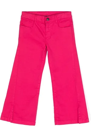 DKNY Logo-patch wide-leg trousers