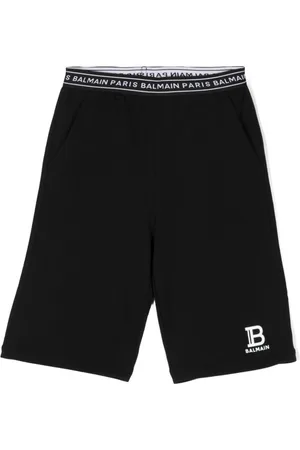 Balmain Logo-waistband shorts