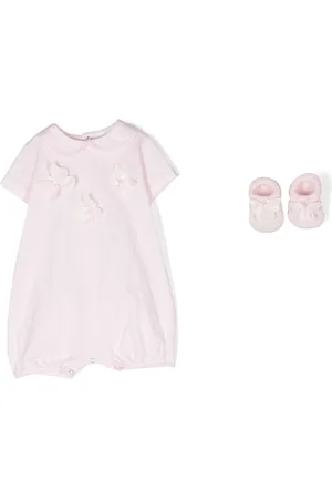 Story Loris Butterfly-appliqué romper set