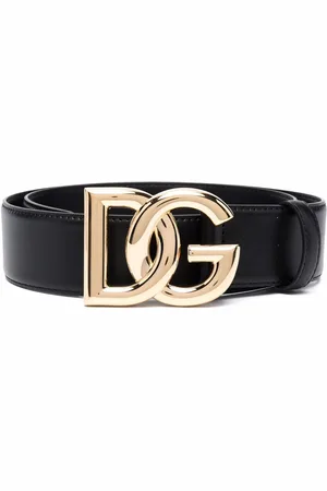 Dolce & Gabbana DG logo leather belt
