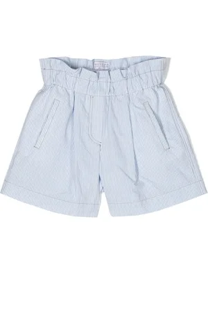 Brunello Cucinelli Striped cotton shorts