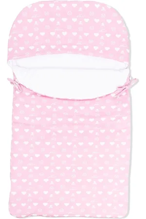 Philipp Plein All-over heart-print sleep bag