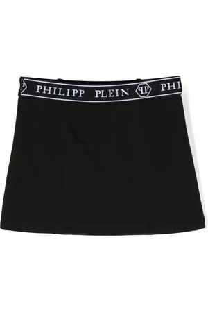 Philipp Plein Logo-waistband miniskirt