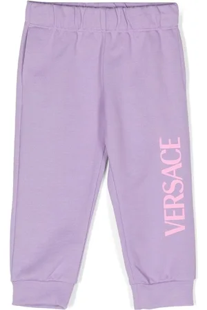 VERSACE Logo-print track pants