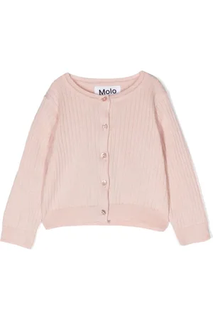 Molo Rib-knit organic cotton cardigan