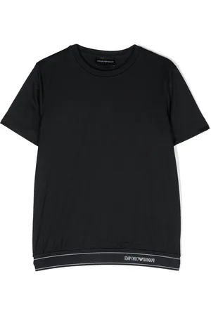 Emporio Armani Logo-waistband T-shirt