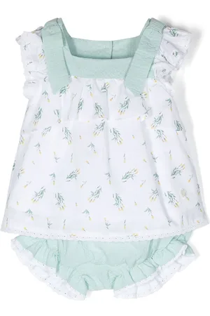 PATACHOU Bouquet-print two-piece set