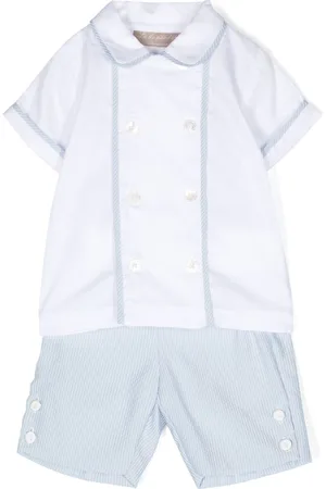 LA STUPENDERIA Edoardo double-breasted short-set