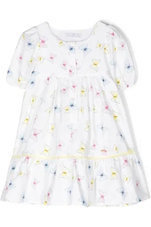 PATACHOU Butterfly poplin dress