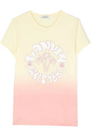 Lanvin Ombré-effect cotton T-shirt
