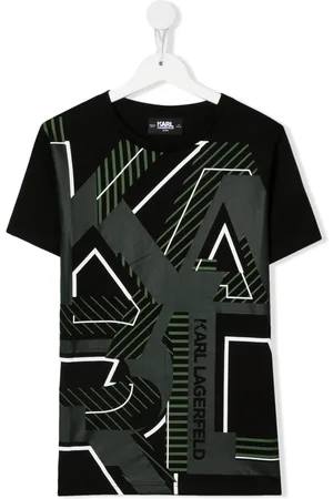 Karl Lagerfeld TEEN logo-print short-sleeved T-shirt