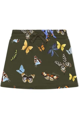 Dolce & Gabbana Butterfly-print jersey skirt
