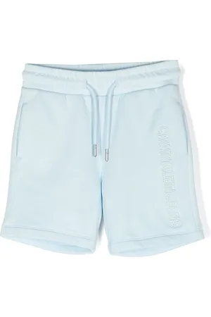 Calvin Klein Logo-embroidered drawstring track shorts