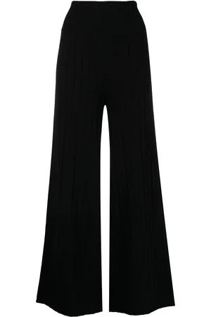 Onefifteen Ribbed knit flared trousers