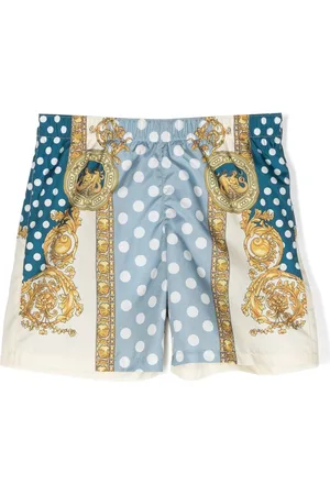 VERSACE Seashell Baroque swim shorts