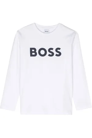 HUGO BOSS Logo-print long-sleeve T-shirt