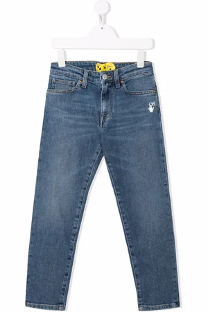 OFF-WHITE Mid-rise straight jeans
