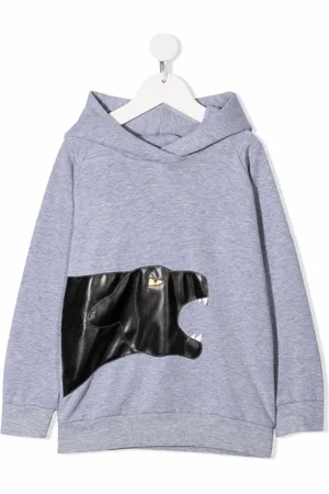 Wauw Capow by Bangbang Chase jaguar-patch hoodie