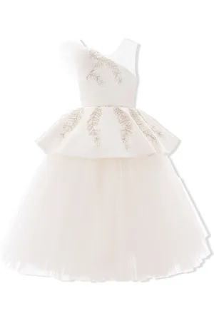 Tulleen Villanova embroidered tiered dress