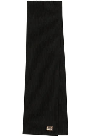 Dolce & Gabbana Logo-tag cashmere scarf