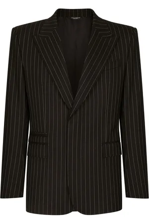 Dolce & Gabbana Sicilia-fit pinstriped single-breasted blazer