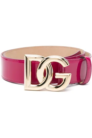 Dolce & Gabbana DG-Logo Calfskin belt