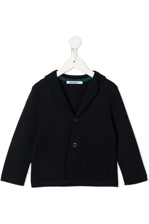 Familiar Single-breasted buttoned-up jacket