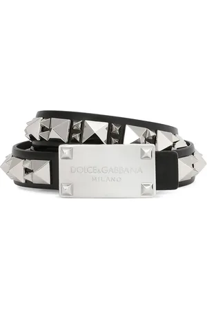 Dolce & Gabbana Studded leather belt