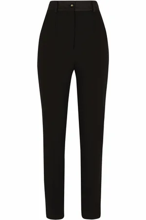 Dolce & Gabbana High-waisted tuxedo trousers