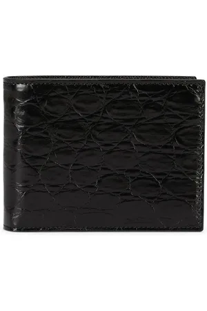 Dolce & Gabbana Embossed leather bifold wallet