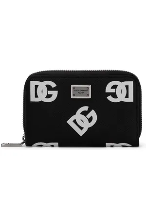 Dolce & Gabbana DG-logo leather zip-around wallet