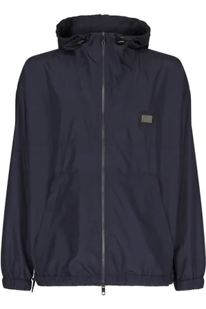 Dolce & Gabbana Logo-plaque zip-fastening jacket