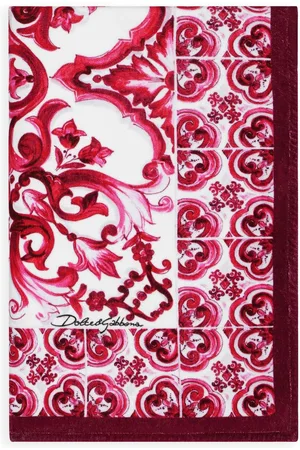 Dolce & Gabbana Majolica-print terry-cloth beach towel