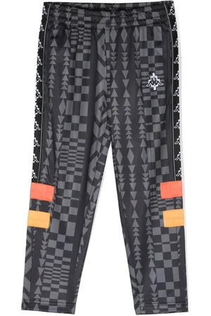 MARCELO BURLON Geometric-print track pants
