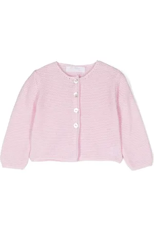 Mariella Ferrari Crochet-knit button-up cardigan