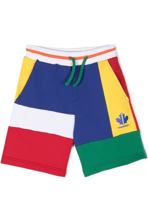 Dsquared2 Colour-block track shorts