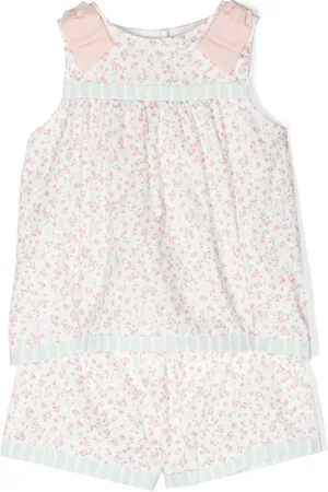 PATACHOU Floral-print cotton short set