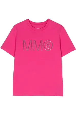 Maison Margiela Stud embellished-logo cotton T-shirt