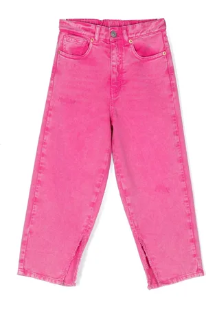 Maison Margiela Logo-patch wide-leg jeans