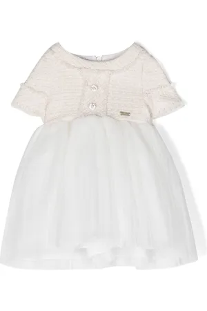 Le Bebé Enfant Tweed short-sleeved dress