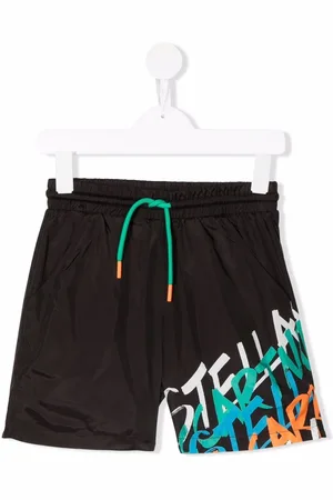 Stella McCartney Logo-print drawstring-waist shorts
