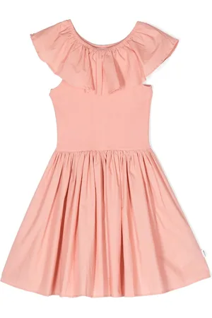 Molo Off-shoulder organic-cotton dress