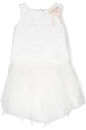 Mimilù Bow-fastening tulle skirt