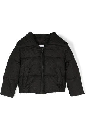 MONNALISA Padded long-sleeve hooded jacket