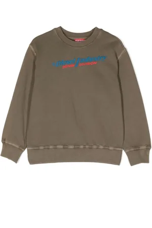 Diesel Logo-appliqué cotton sweatshirt