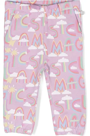 Stella McCartney Logo-print cotton trousers