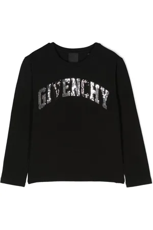 Givenchy Sequinned logo long-sleeve T-shirt